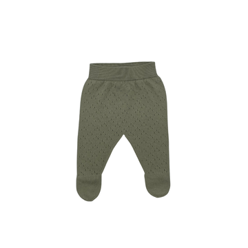 Gio Knit Footie Legging Green