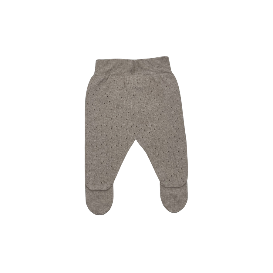 Gio Knit Footie Legging Toasted