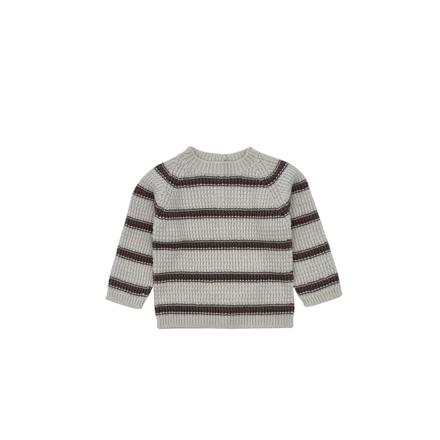 Bocchi Knit Cardigan Cream/Chocolate