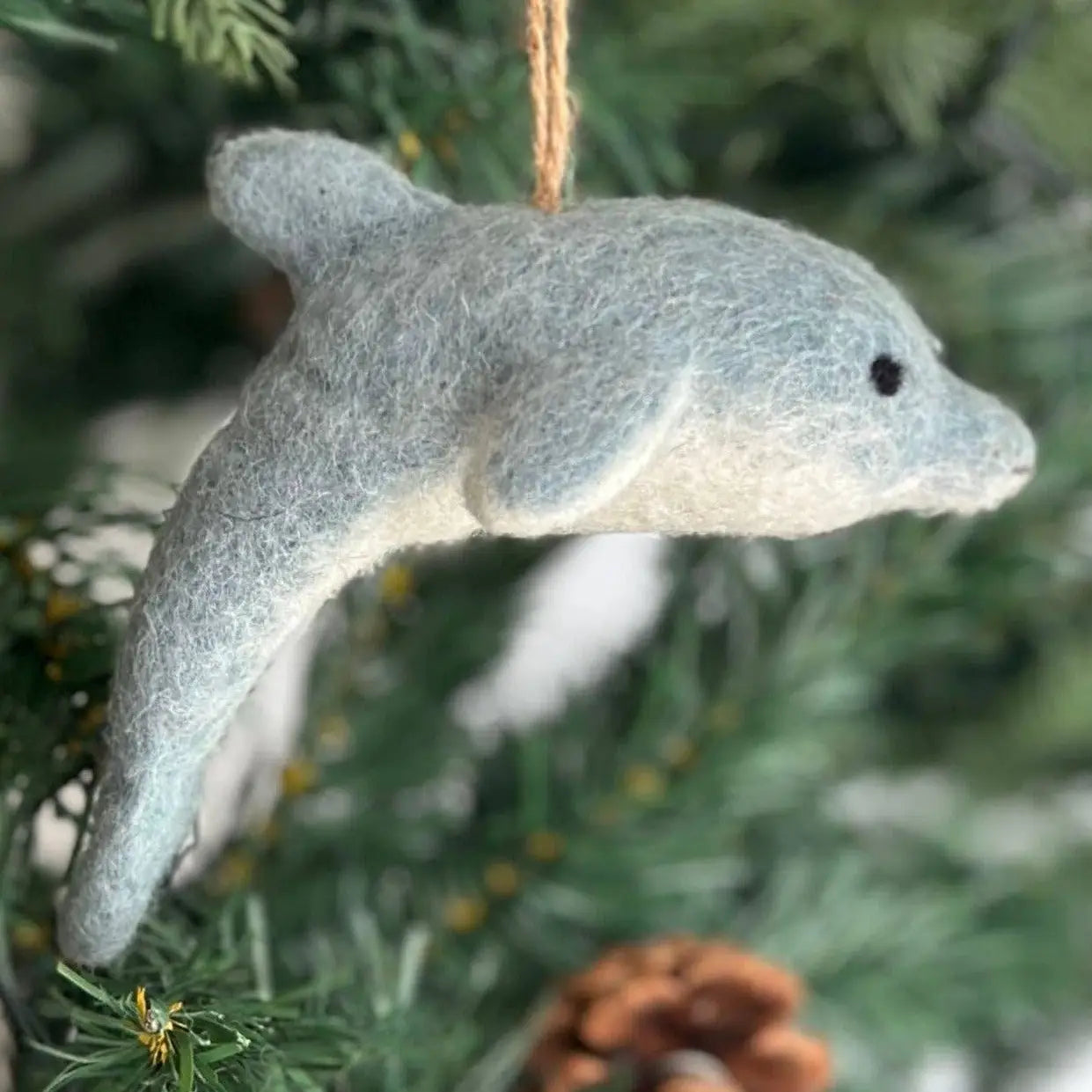 Dolphin Felt Ornament