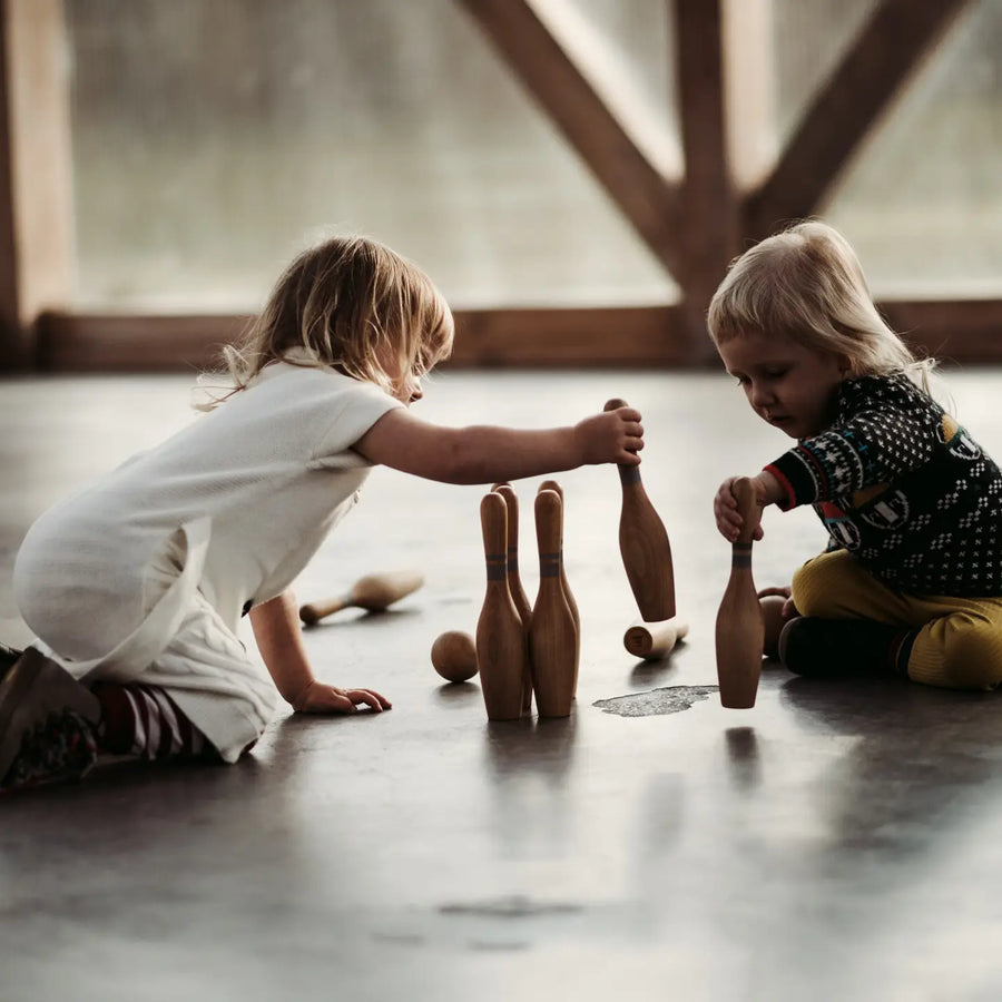 Bowling Natural Wooden Game