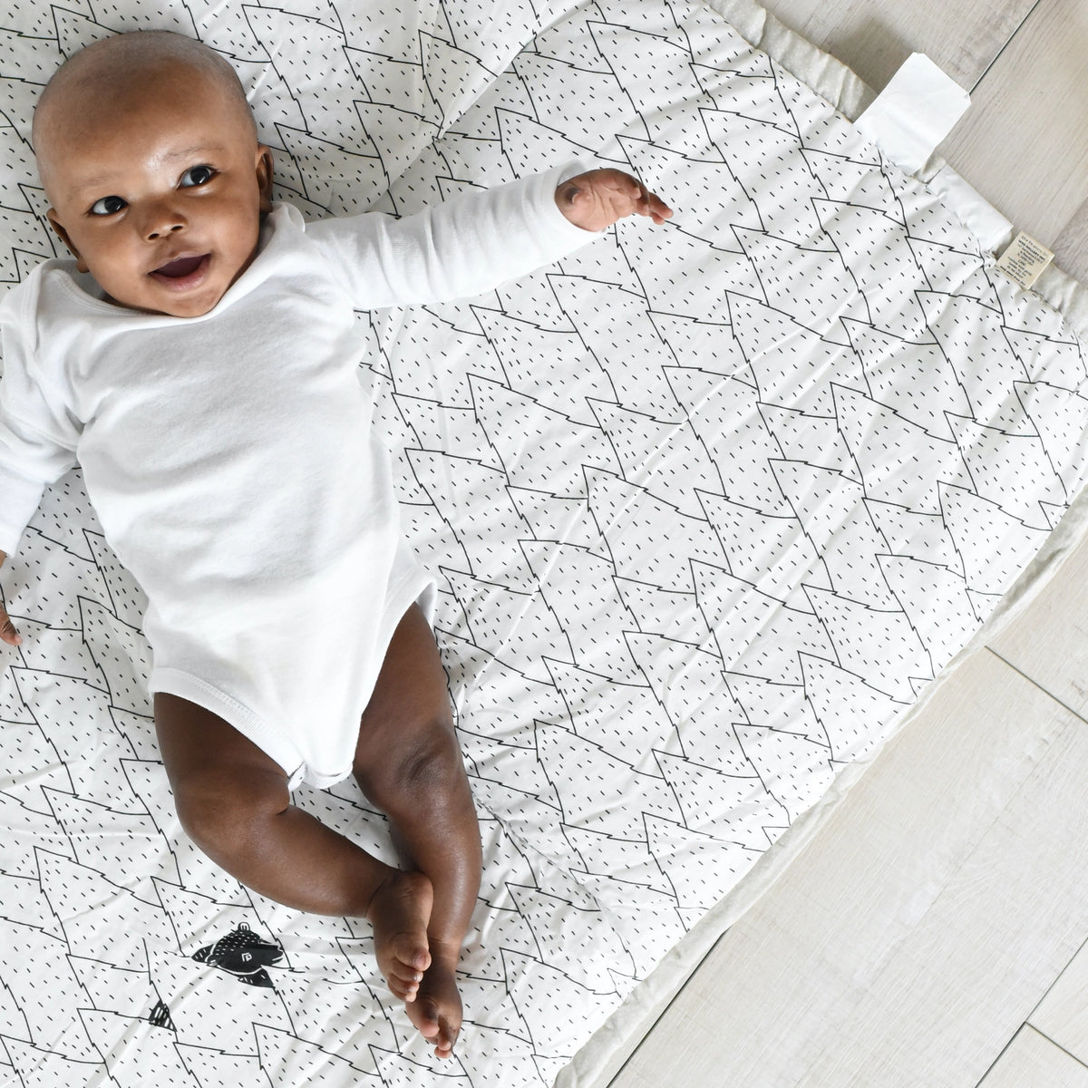Wee Gallery - Forest Playmat  Quilted Tummy Time Floor Mat For Baby