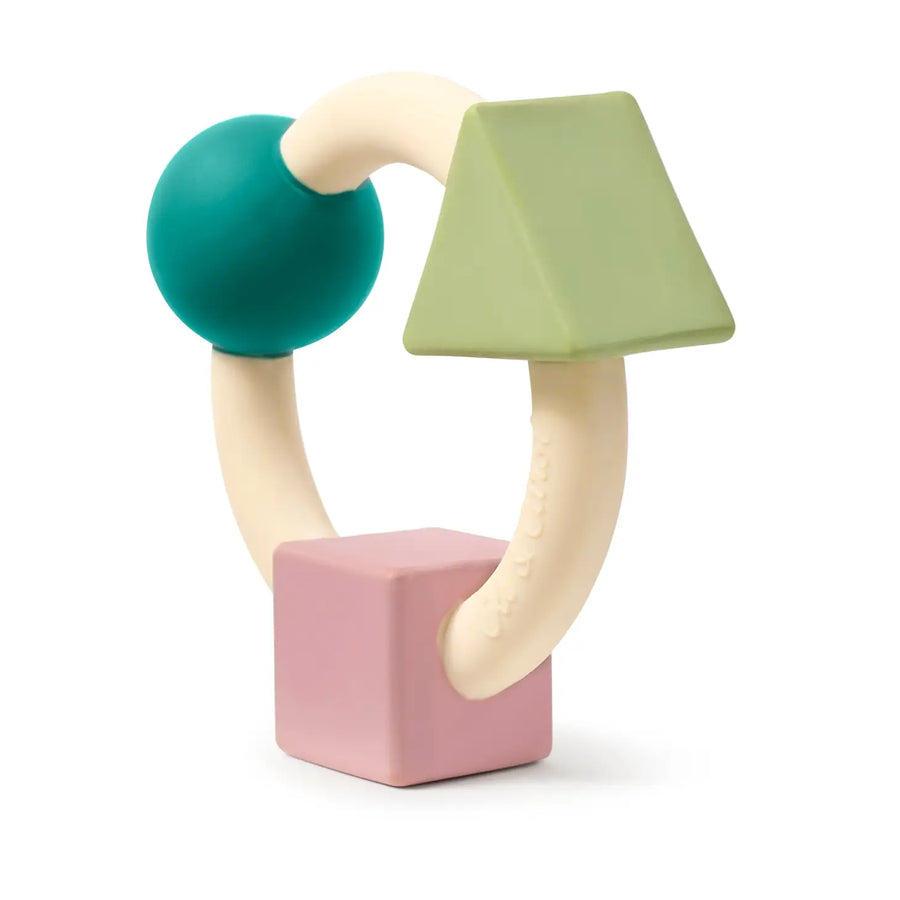 Bauhaus Teething Ring, Pastel Colors
