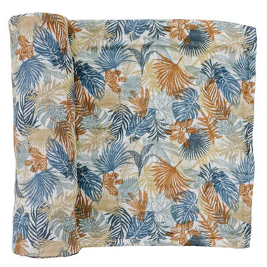 Mebie Baby Muslin Swaddle Blanket - Paradise Palms