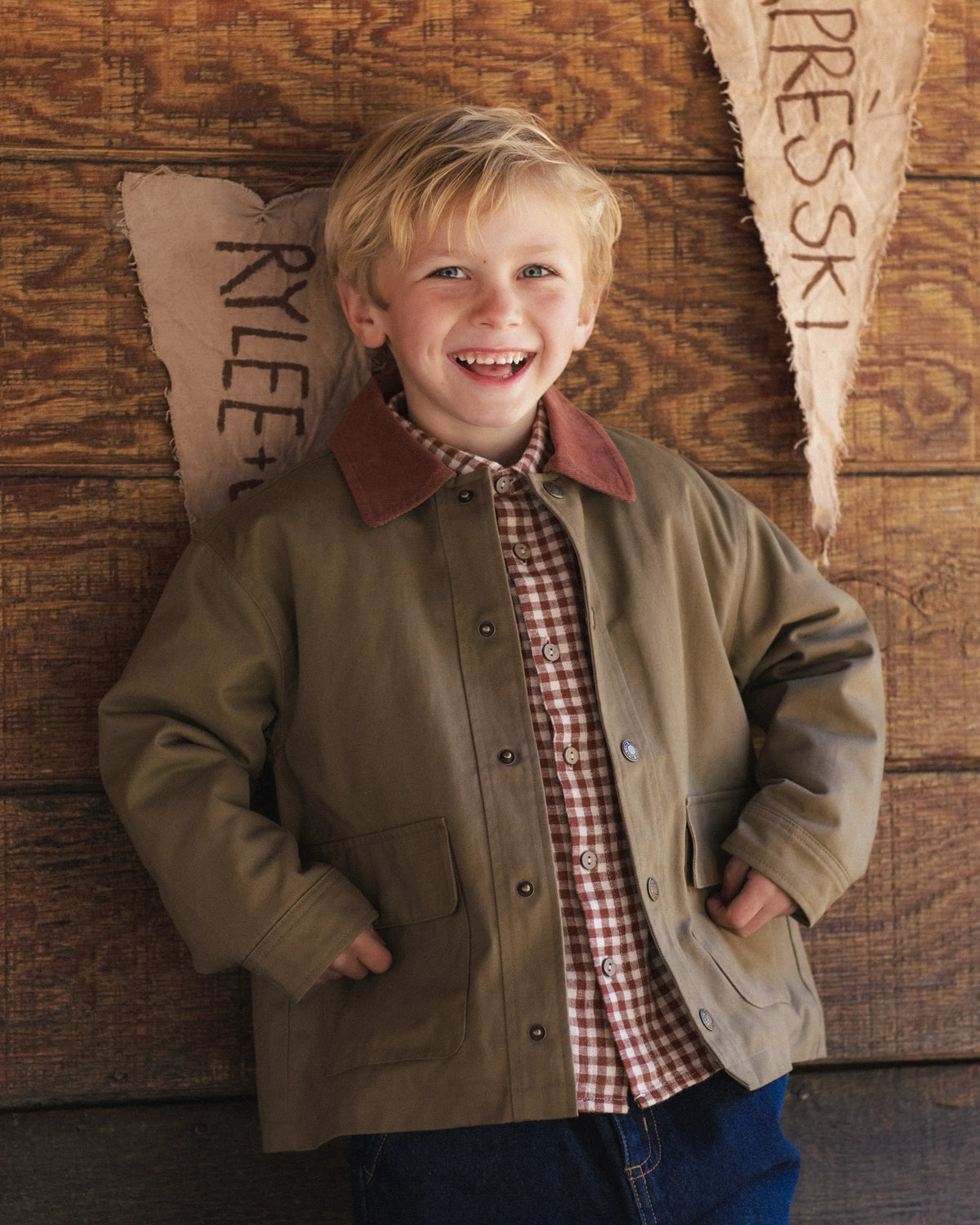 Kids Alder Jacket Olive