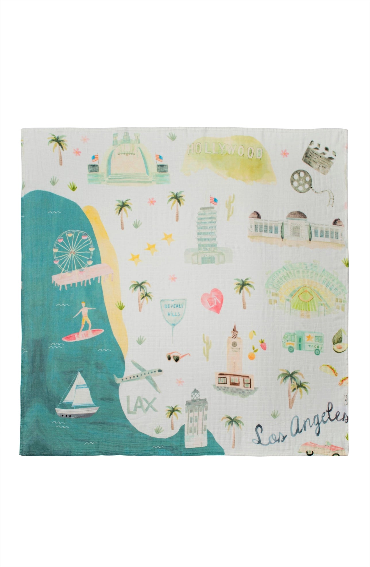 Loulou Lollipop Muslin Swaddle - Los Angeles