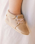 Weathered Brown Oxford Baby Shoe (Soft Sole) - Size 3