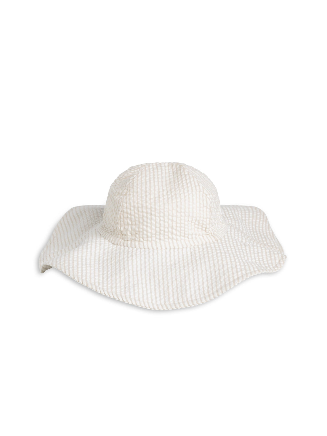 Seersucker Sunhat - Dune Stripe