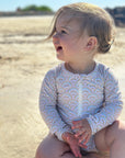 Boho Rainbows Long Sleeve Swimsuit