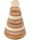 Stacking Montessori Toy Stacker - Natural