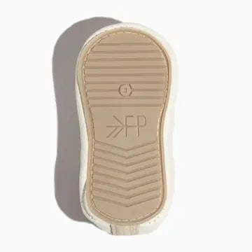 Oat Ribbed Slip On Baby Shoe (Hard Sole) - Size 5