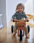 Tiny Tot 2-in-1 Wooden Balance Bike Bamboo