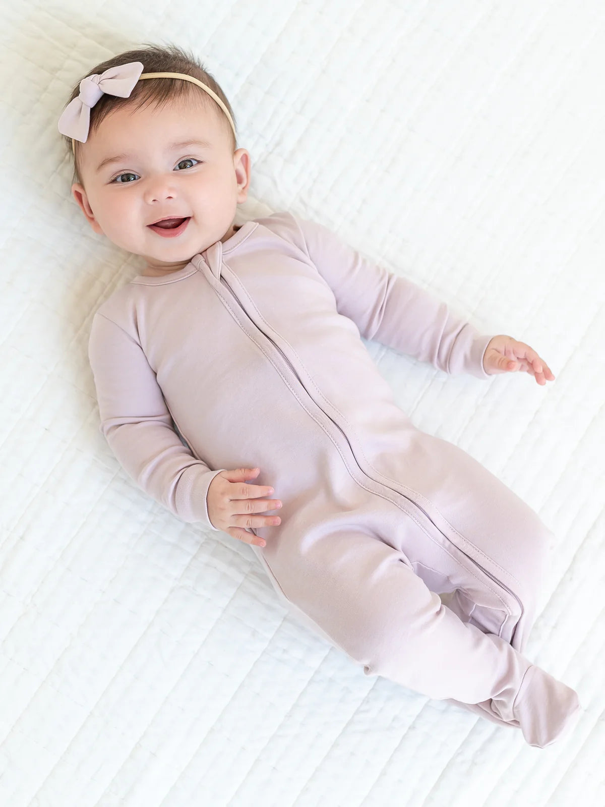 Peyton Zipper Sleeper - Wisteria