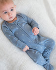 Peyton Zipper Sleeper - Anchor / Sea + Powder