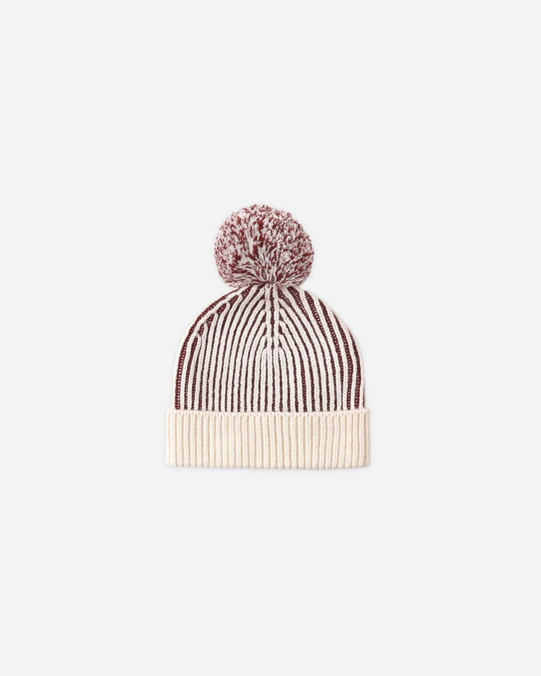 Beanie Black Cherry Stripe