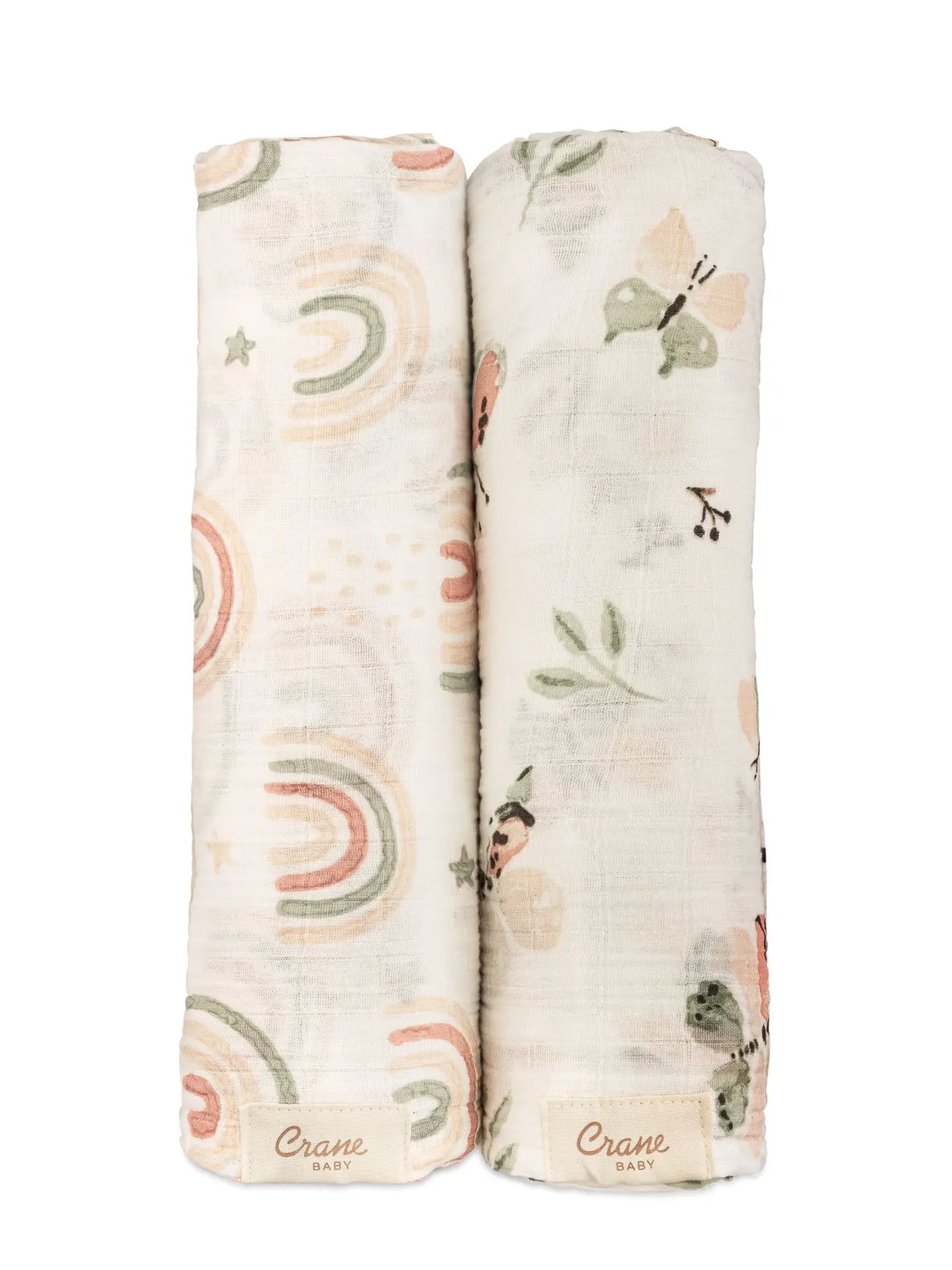 Parker 2-pc. Swaddle Set (Butterfly/Rainbow)