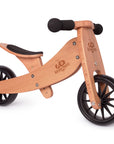 Tiny Tot 2-in-1 Wooden Balance Bike Bamboo