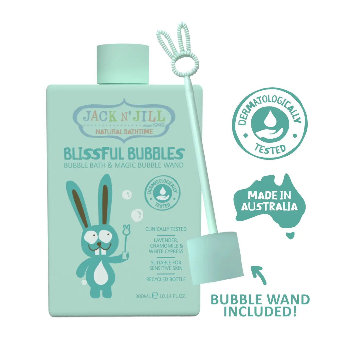 Bubble Bath with Bubble Wand - Natural 300mL