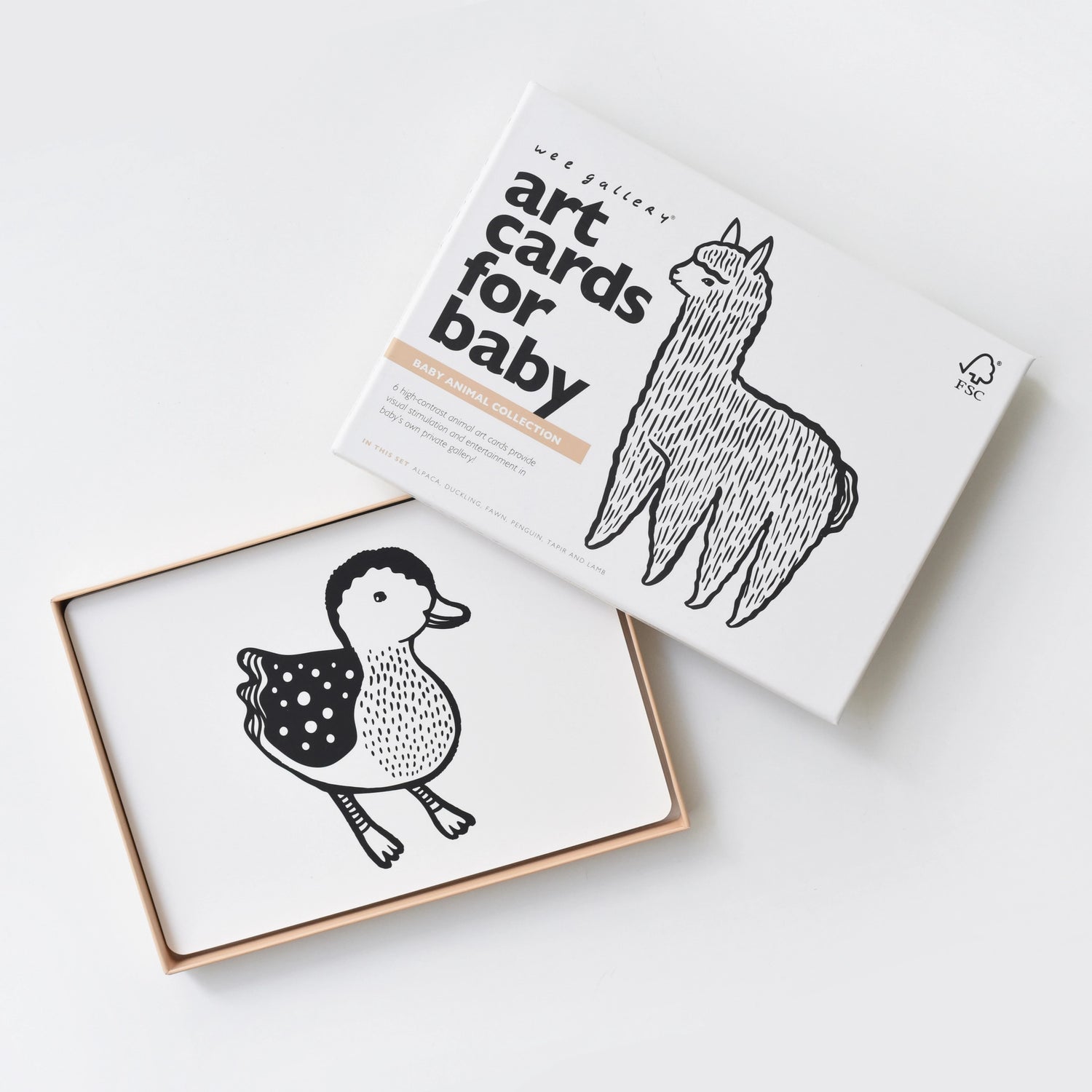 Wee Gallery Art Cards - Baby Animals