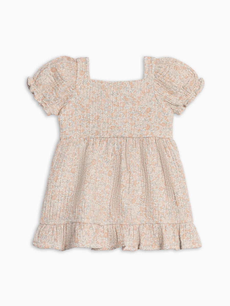 Celine Muslin Square Neck Dress - Belmont Floral