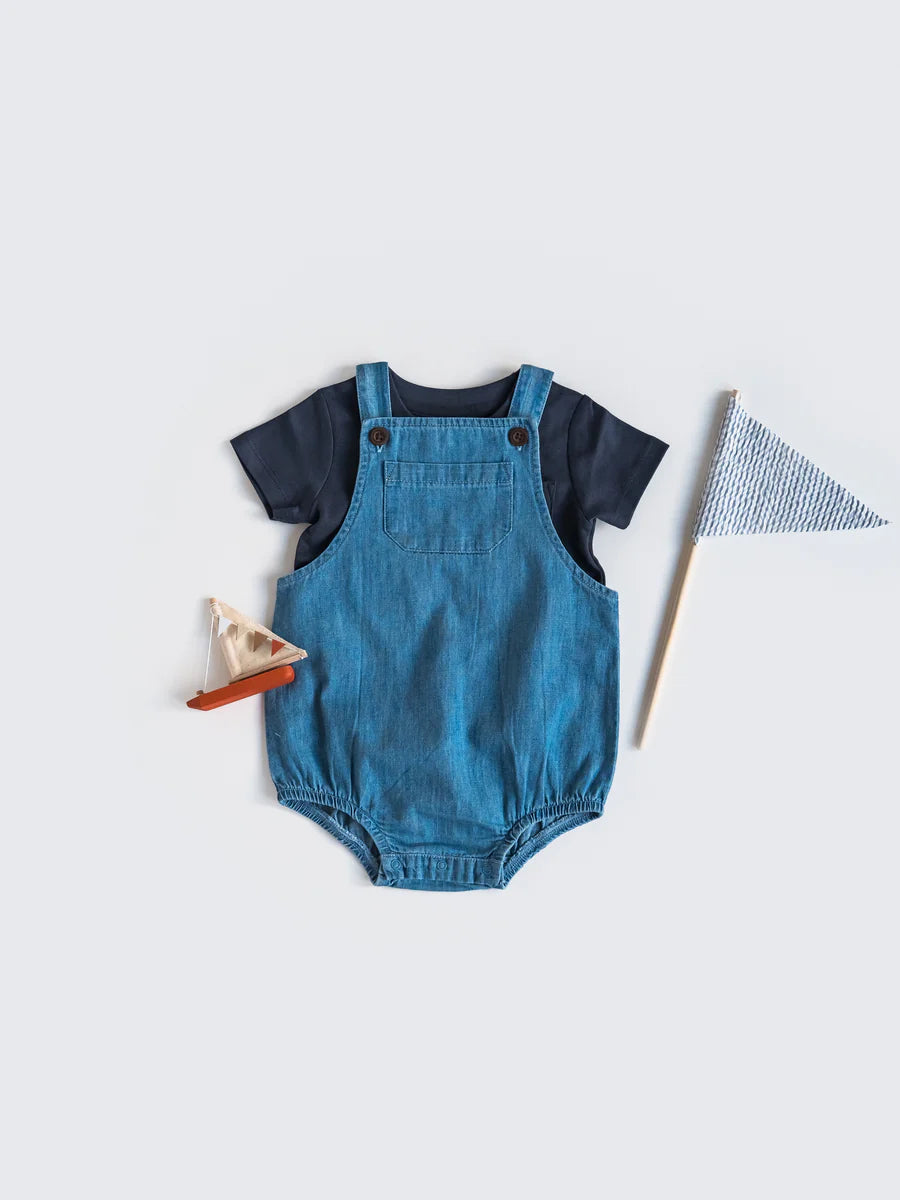Noe Chambray Bubble Overall