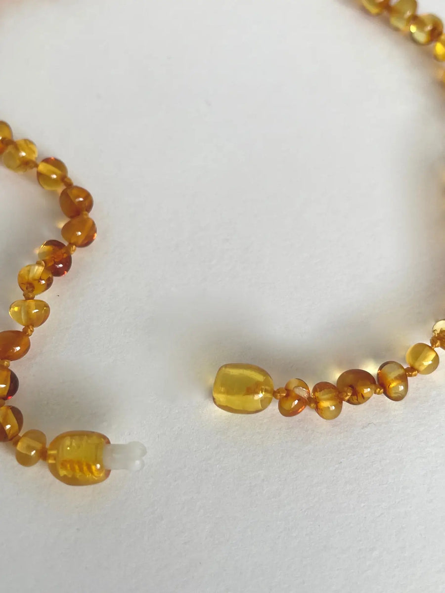 Amber Kids Necklace - Honey