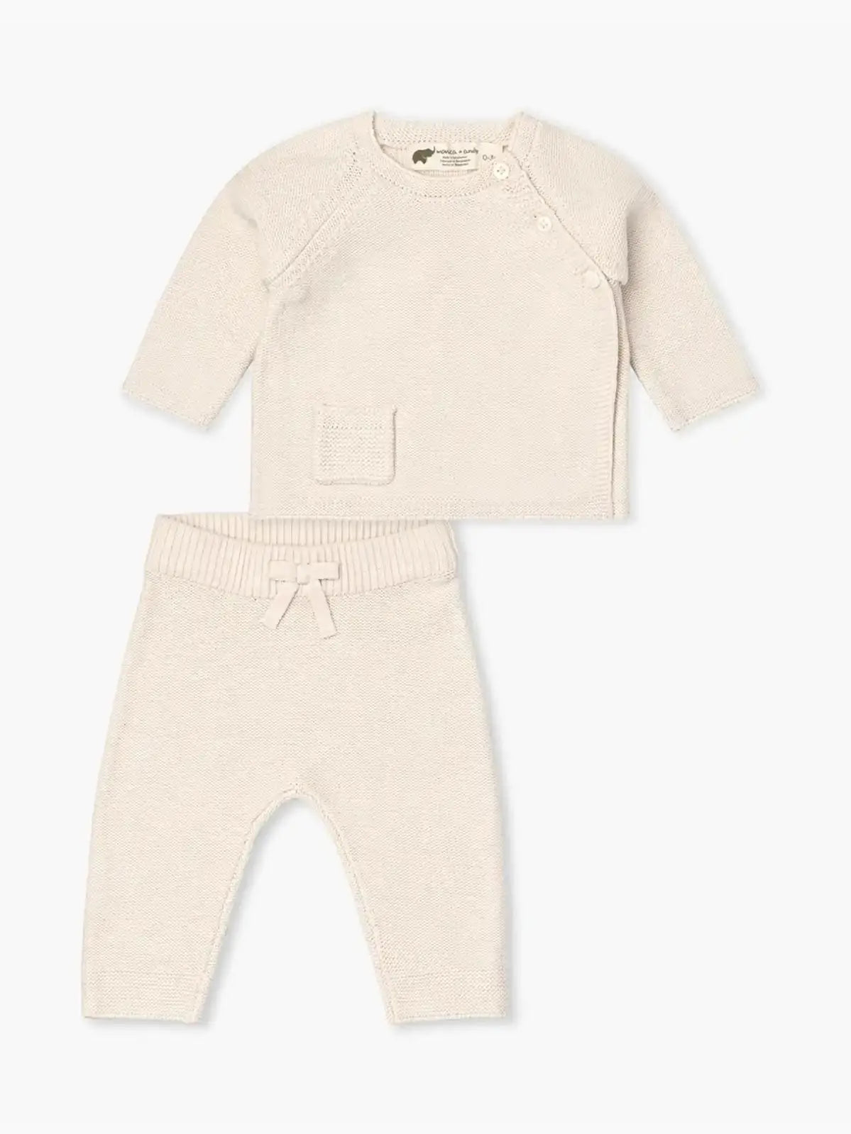 Newborn Little Darling Knit Top + Bottom