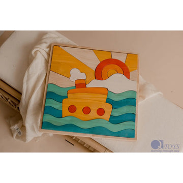 Ocean & Ship Puzzle Play Set