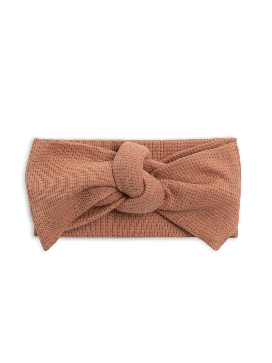 Waffle Knot Bow Wrap