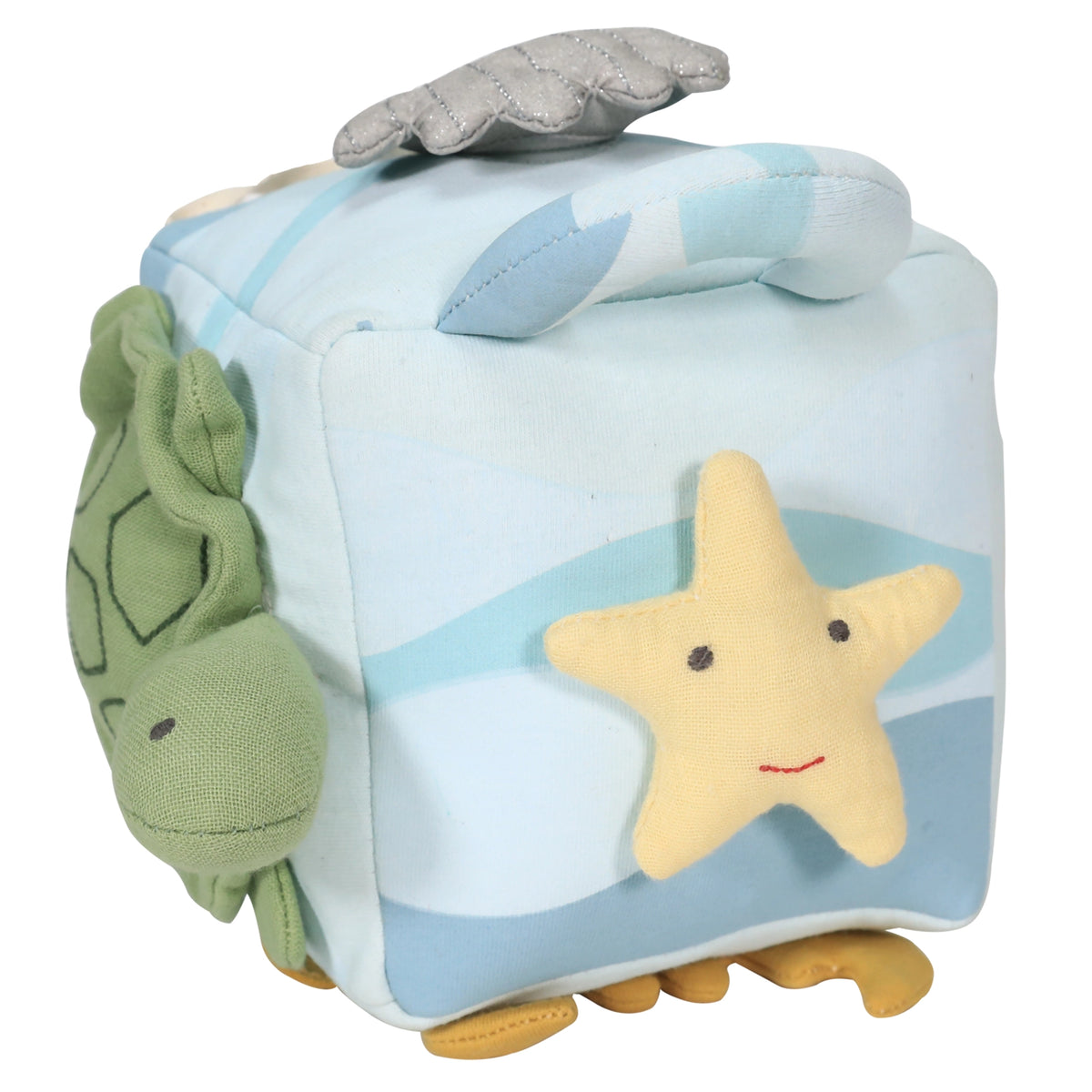 Organic Ocean Activity Cube Developmental Toy