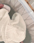 DOLI Birth blanket in cotton gauze Milk