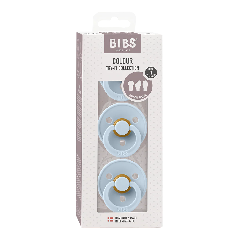 Pacifiers Try-It Collection 3 Pack - Baby Blue