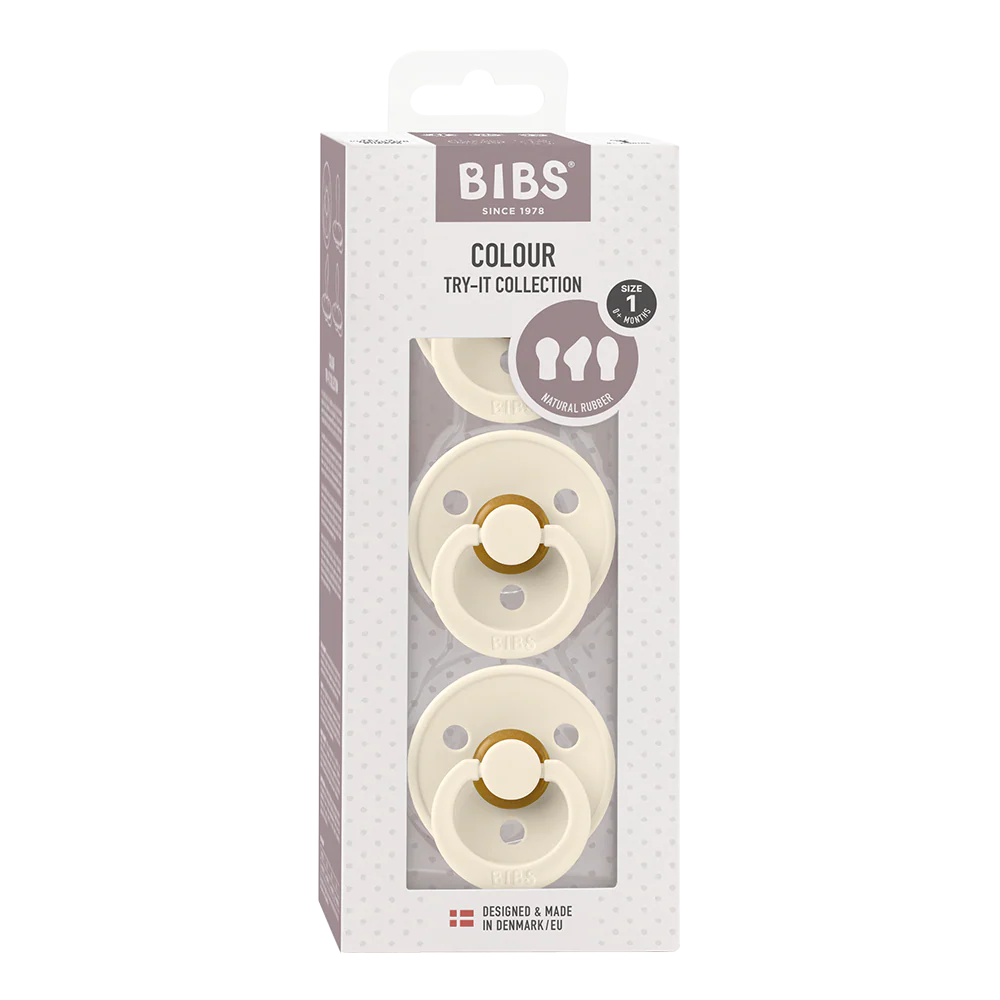 Pacifiers Try-It Collection 3 Pack - Ivory