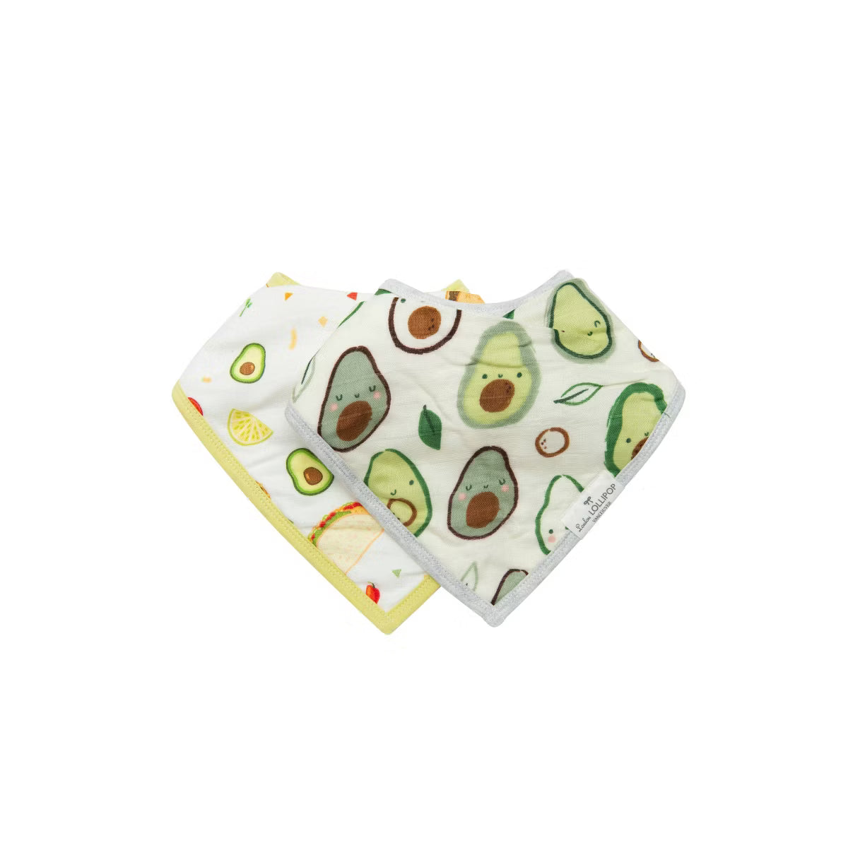 Muslin Bandana Bib Set - Advocado