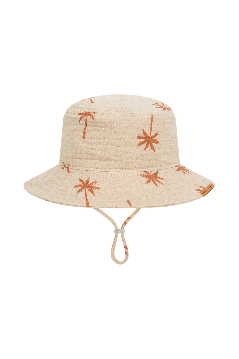 Avoca Bucket Hat - Sand/Palms