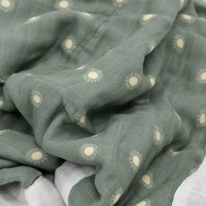 Little Unicorn Organic Cotton Muslin Baby Quilt