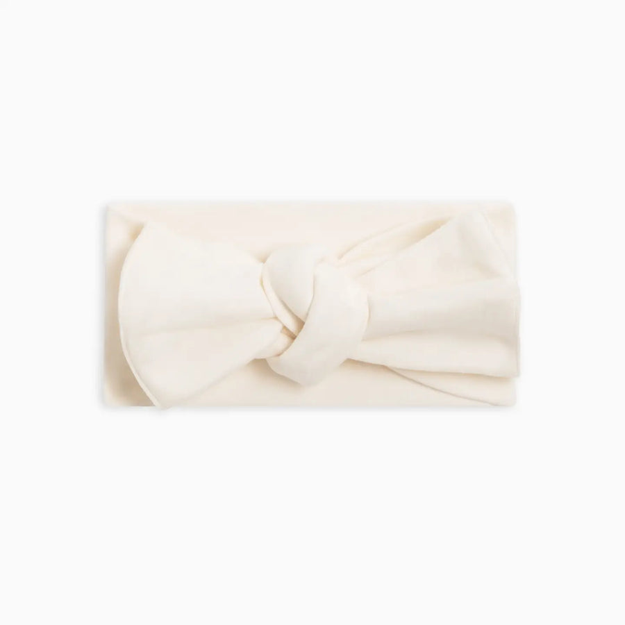 Classic Hattie Bow Wrap - Ivory