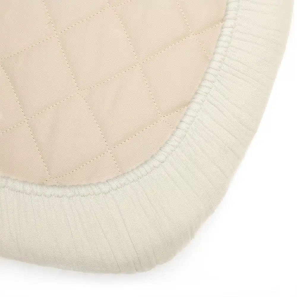 KUMI Fitted Sheet for KUMI Crib - Milk