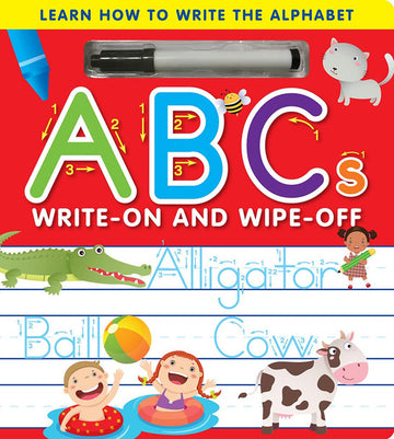 ABC write on and wipe off book