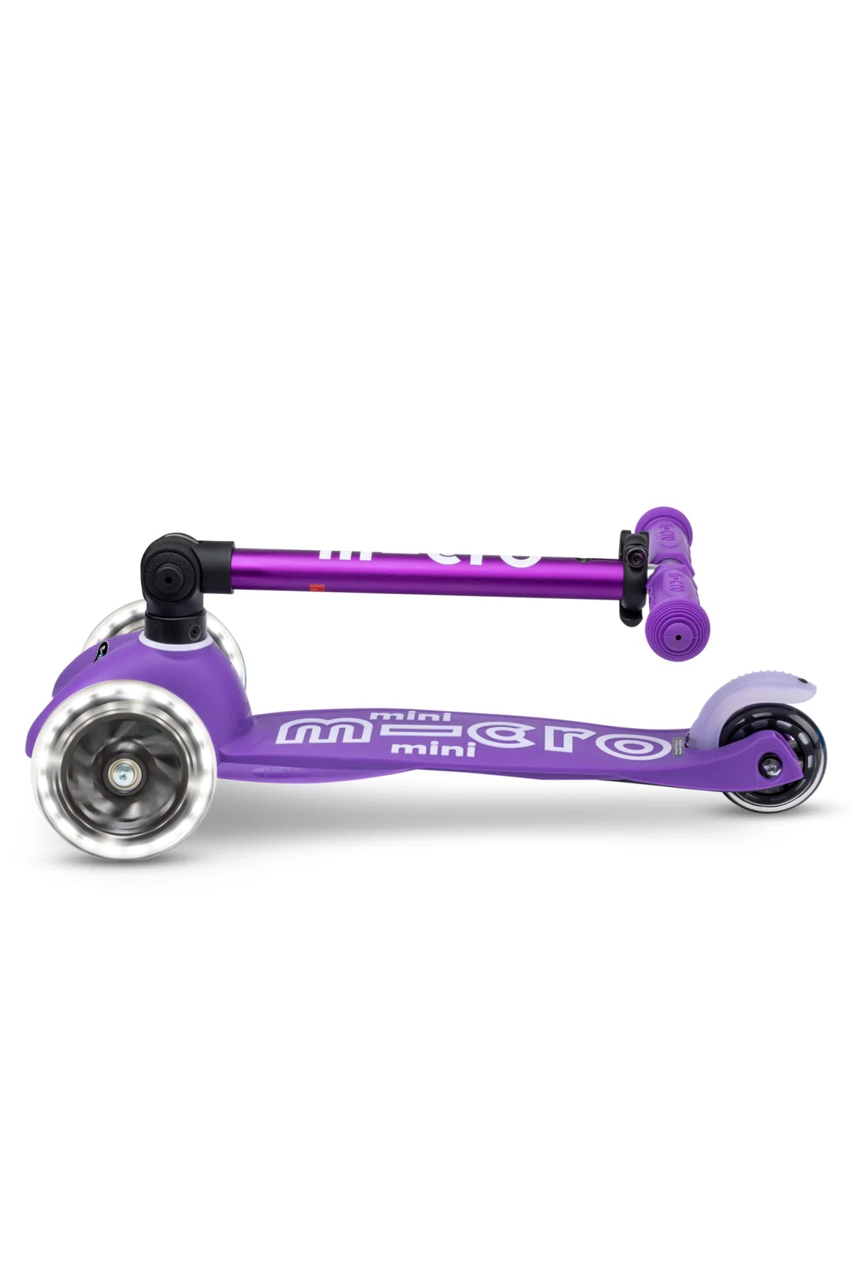 Micro Mini Foldable LED Scooter - Purple