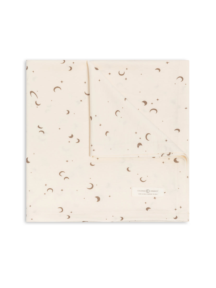 Swaddle Blanket - Aspen Collection -  Moon / Taupe