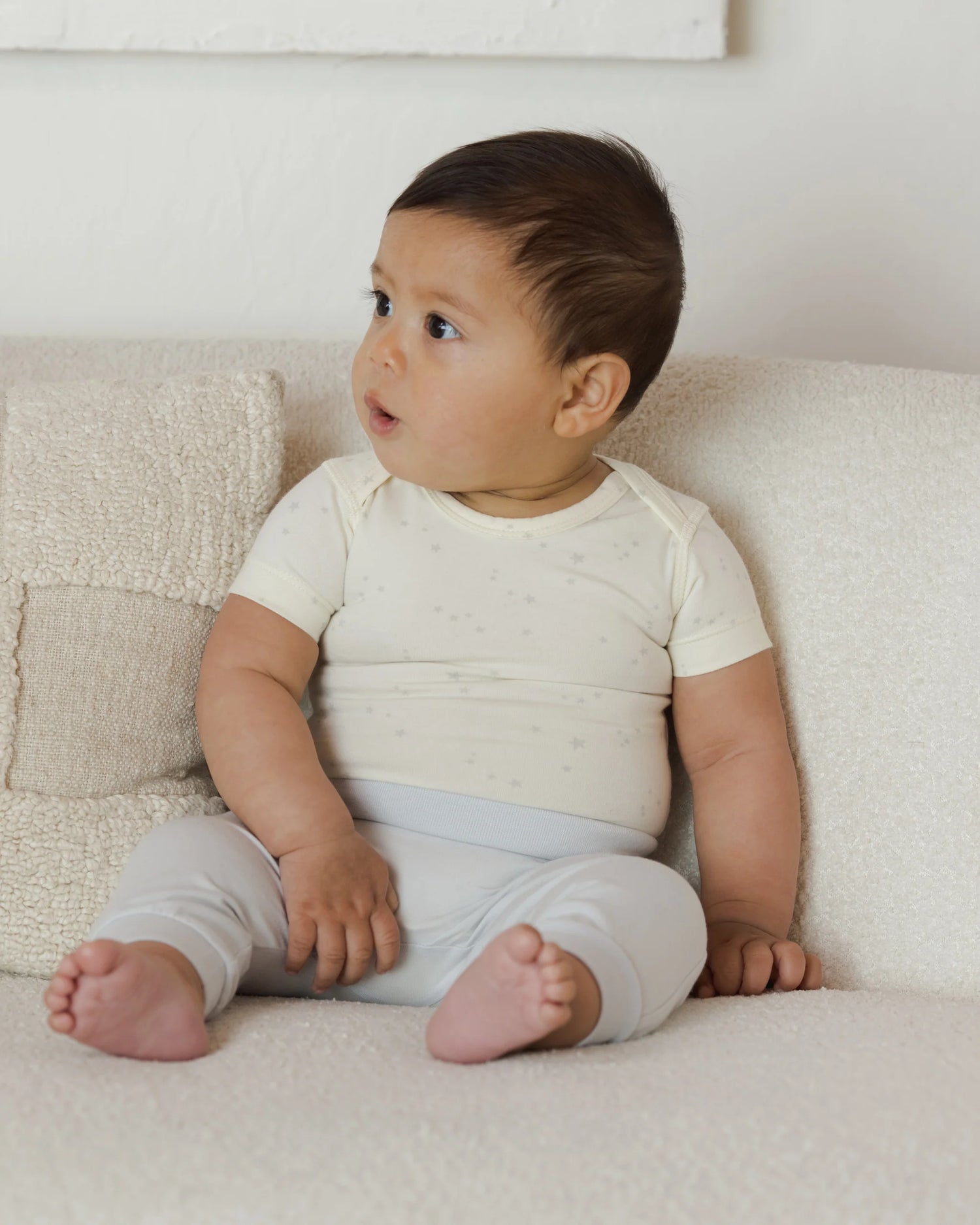 Cotton Baby Pant - Fog