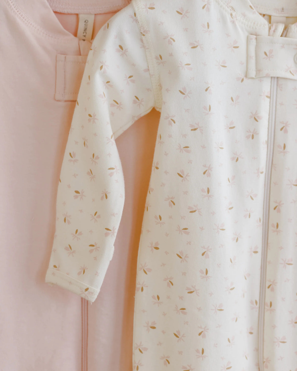 Zip Longsleeve Sleeper Footie - Fleur