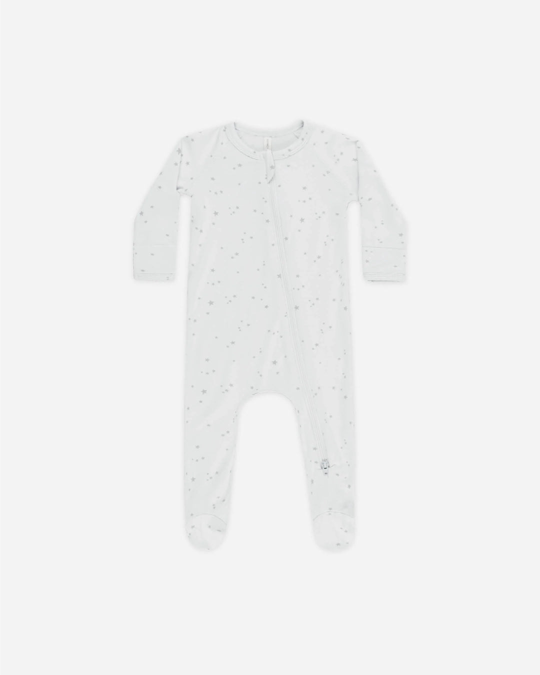 Modal Zip Longsleeve Sleeper Footie - Stars Fog