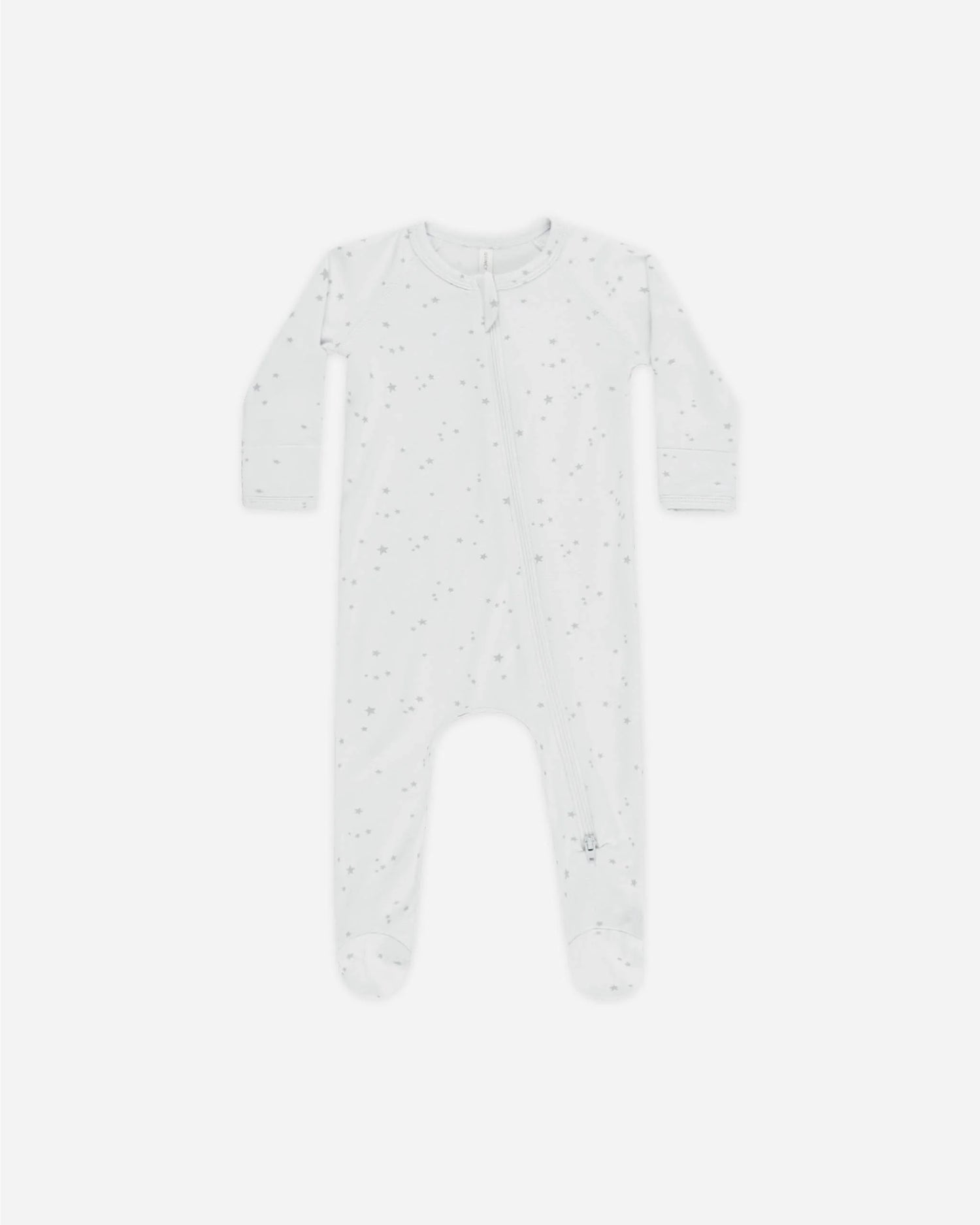 Modal Zip Longsleeve Sleeper Footie - Stars Fog