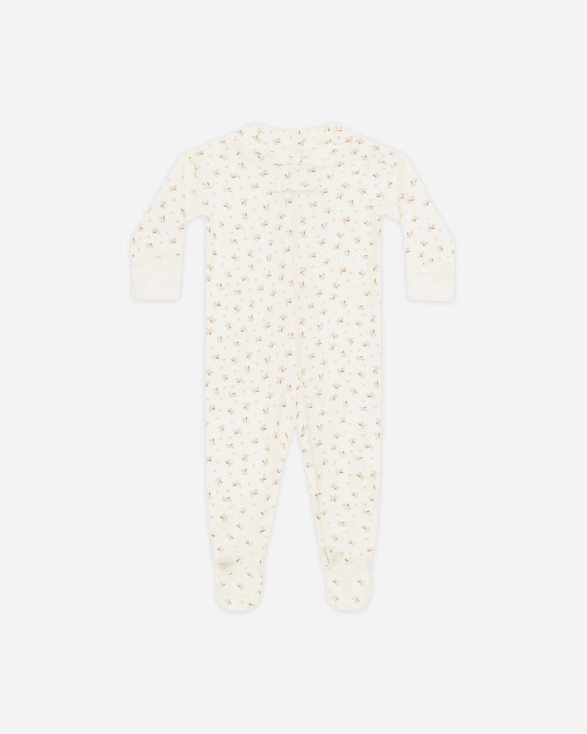 Zip Longsleeve Sleeper Footie - Fleur