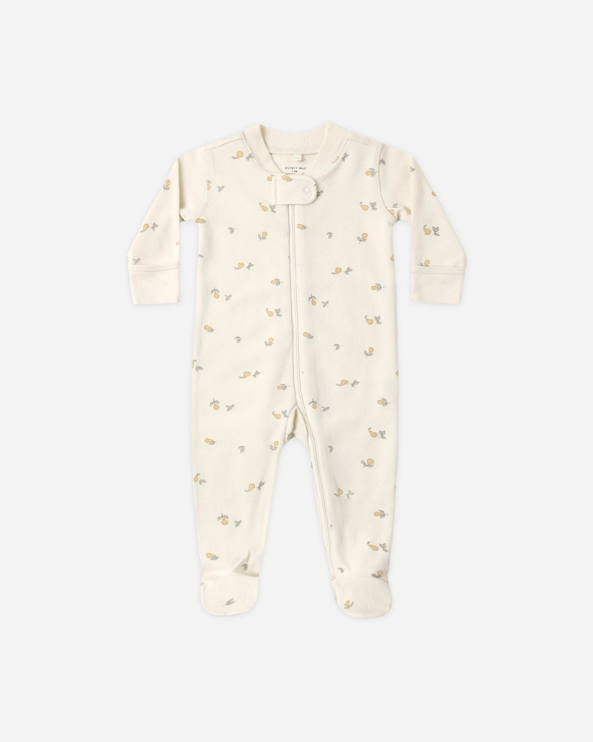 Zip Long Sleeve Sleeper Footie Pears