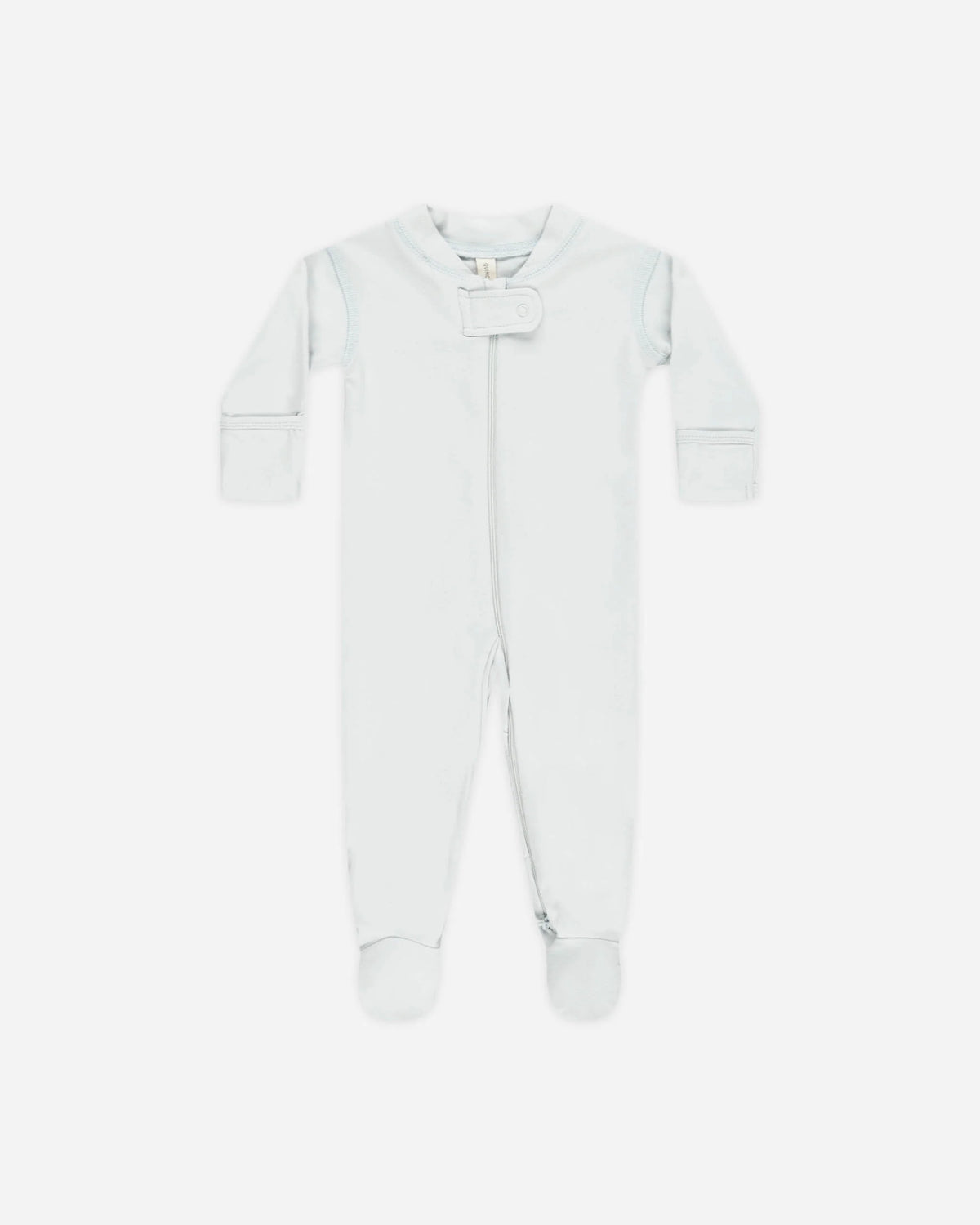 Zip Longsleeve Sleeper Footie - Fog