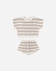 Relaxed Summer Knit Oat Stripe