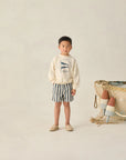 Dawson Short Navy Stripe